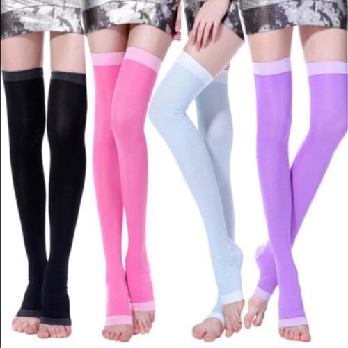 Casual Women Stockings Sleeping Leg Socks Thigh Highs Stockings Candy Color Cute Women Long Socks Calcetines De La Mujer