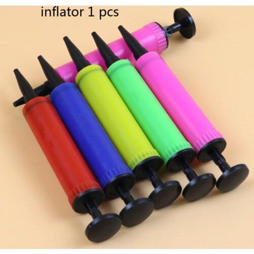 1pcs/lot Mini 16.5cm hand inflator for pool float balloon air pump inflatable float inflator hand air pump for cup drink holde