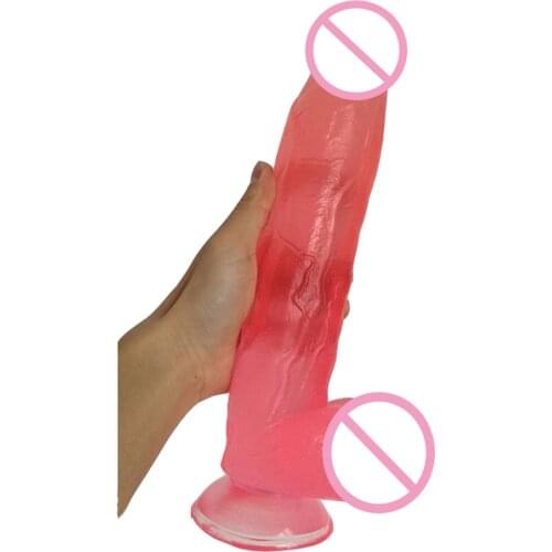 AMABOOM 31*6cm Super Thick Big Dildo Realistic ARtificial Huge Dildos Soft Penis Dick Anal Butt Female Massage Vaginal Sex toy