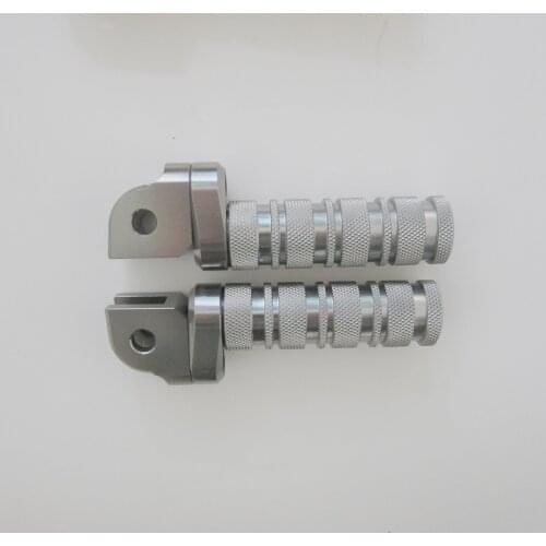 Titanium Round Front Foot Pegs Footrests For MSX125 GROM 2014 RVF750R 94 CB900F-HORNET 2002-2007 RVT1000R - RC51 2000-2006