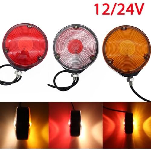 12V/24V Universal Double Face Light Car Bulb Side Marker Light signal Lamp for Van Truck Trailer Lorry Car Accessories