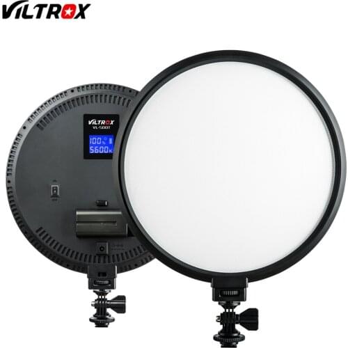 Viltrox VL-500T 25W LED Video Studio Light Lamp Slim Bi-Color Dimmable kit for camera photo shooting YouTube Video show Live