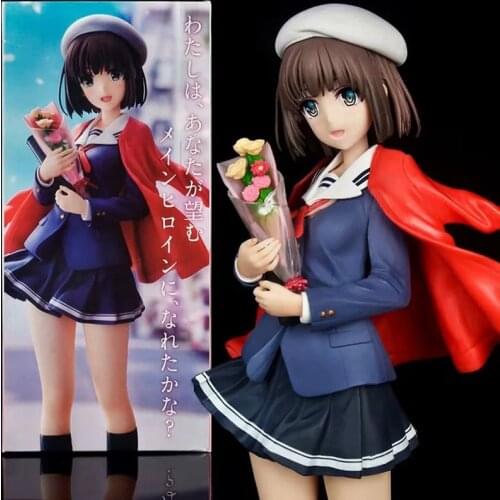 Japan Anime Saekano How to Raise a Boring Girlfriend Megumi Kato PVC Action Figure Japanese Toys Anime Figure Model Doll Gift