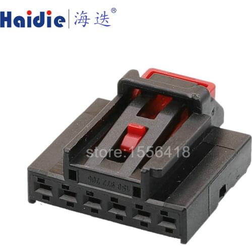 2sets 6pin auto electric housing plug 1S0 972 706 wiring cable unsealed connector 1S0972706