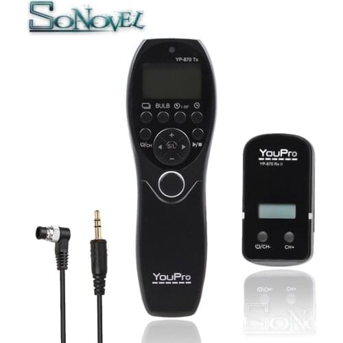 2.4G Wireless Timer Remote Control Shutter Release for Nikon D850 D810a D800E D700 D500 D300s D200 D5 D4 D4s D3x MC-DC0 MC-30