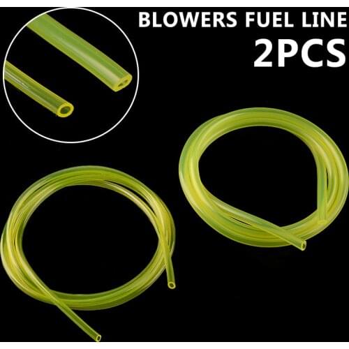 2Pcs Petrol Fuel Gas Line Pipe Hose For Mowers Trimmer Chainsaw Blower 2mm&2.5mm Chainsaw Fuel Line Tool Parts