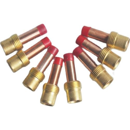 8PCS Tig Torch Accessories Gas Lens Body 45V25 45V26 45V27 For WP SR 17 18 26 Torch