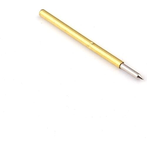 100PCS P160-B1 Straight Tip Spring Test Probe Needle Tube Outer Diameter 1.36mm Total Length 24.5mm PCB Probe