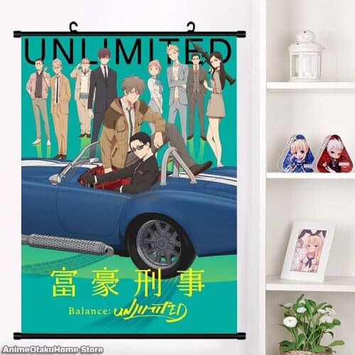 Anime The Millionaire Detective Balance: Unlimited Kanbe Daisuke Wall Scroll Mural Poster Wall Hanging Poster Home Decor Art