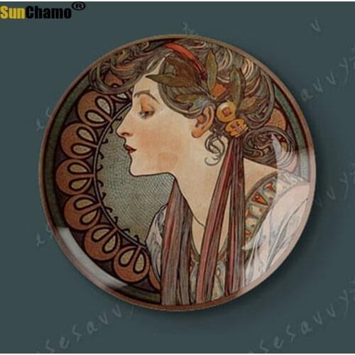Summer Album Collection of Decorative Plates Hanging Plate Ceramic Plate Decoration Painting Wall Photo Plate