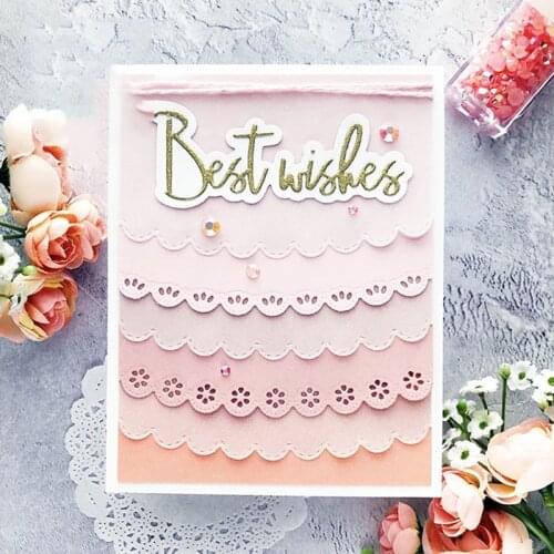 Metal Cutting Dies Cut Die DIY Crafts Metal New Dies 3D Stencils Scrapbooking Embossing Paper Cards Lace trim