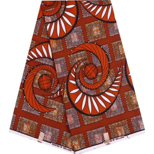 New Polyester Wax Prints Fabric 2018 Ankara new bintareal Wax High Quality 6 yards African Fabric for Party Dress