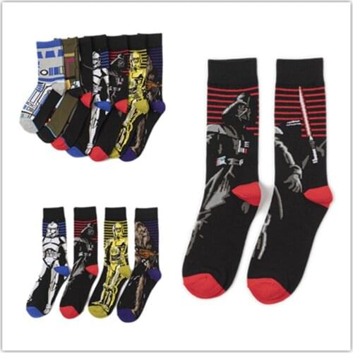Anime Sock Movie Boba Fett Warrior Man Bounty Hunter Cosplay Superhero Long tongue Cotton cartoon personality tube stockings