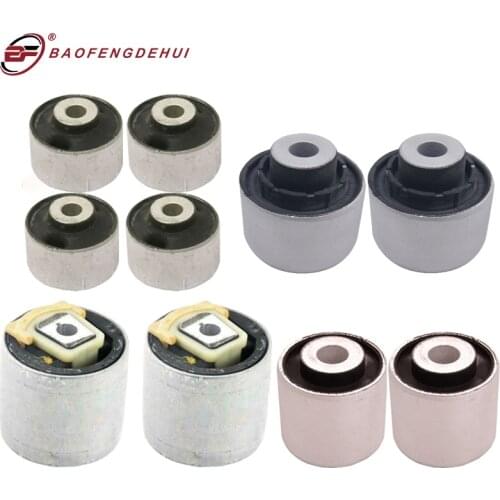 Front Axle Wishbone Suspension Control Arm-Trailing Arm Bush For Audi A8 D3 2003-2010 4E0407515 4E0407181 4E0407182 4E0407183