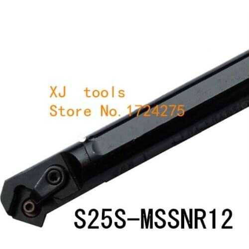 S25S-MSSNR12 25mm 45degree Lathe Cutting Tools CNC Turning Tool Machine Tools Internal Metal Lathe Tool Boring Bar MSKNR/L