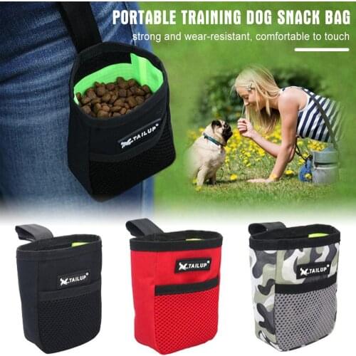 Outdoor Portable Training Dog Snack Bag Pet Large Capacity Training Supplies Strong Wear Resistance Puppy Snack Reward Waist Bag