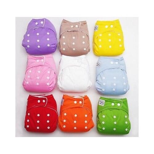 Unikids Multi-colored 1 PCS Adjustable Reusable Baby Infant Cloth Diapers Soft Covers Boys Girls Washable Adjustable one size Fr