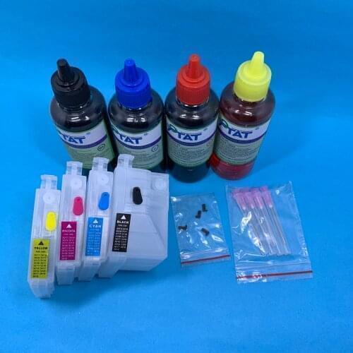 YOTAT 4*100ml Dye Ink LC3319XL Refillable Ink Cartridge LC3319 (LC3317) for Brother MFC-J5330DW MFC-J5730DW MFC-J6530DW J6730DW