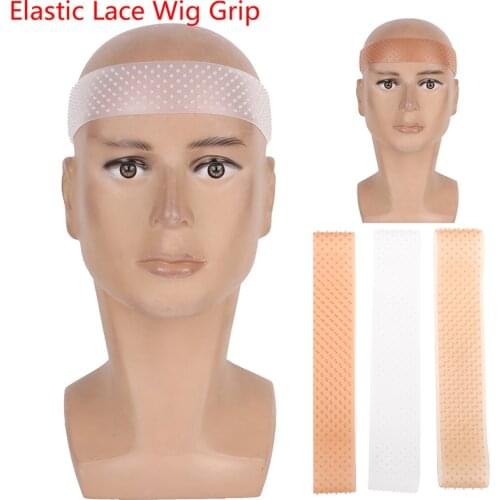 1pcs Wig Band Elastic Wig Headband For Wear Lace Wig Drop-shaped Non Slips Wig Grip Hair Band Sports Yoga Headband
