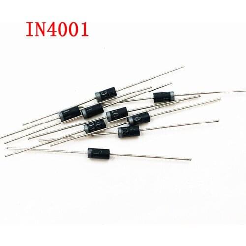 100PCS Rectifier Diode IN4001 1A 50V DO-41 1N4001