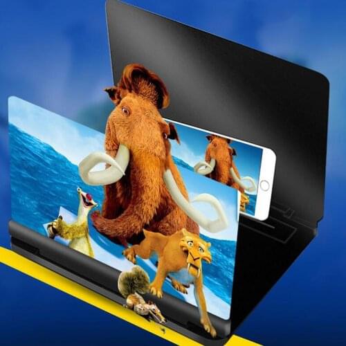 16 Inch 3D Magnifier Mobile Phone Screen Magnifying Glass HD Goggles 3D Video Amplifier Anti-Blue Projection Amplifier