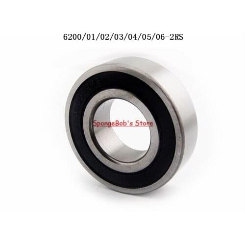 15pcs/Lot 6200-2RS 6200 RS 10x30x9mm Rubber Sealed Deep Groove Ball Bearing Miniature Bearing