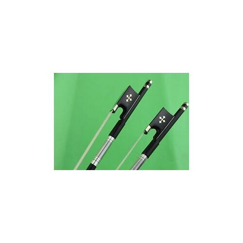 2 pcs new Professional black Carbon fiber violin bow 4/4, Violin Parts