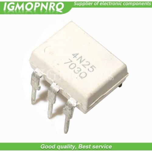 20PCS 4N35 DIP-6 optocoupler transistor output New Original