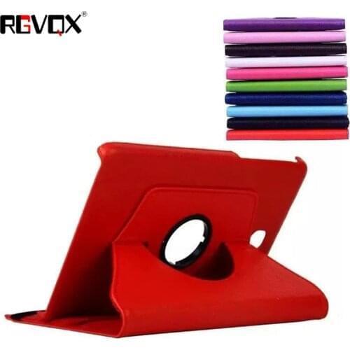 360 Rotating Case Cover For Samsung Galaxy Tab A 8" T350 T351/T355/P350/SM-T355 Premium Vegan PU Leather Stand Tablet Case