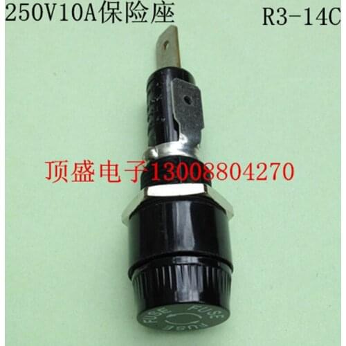 5Pcs R3-14C 6*30 fuse holder Original authentic Taiwan SCI 250V10A fuse holder