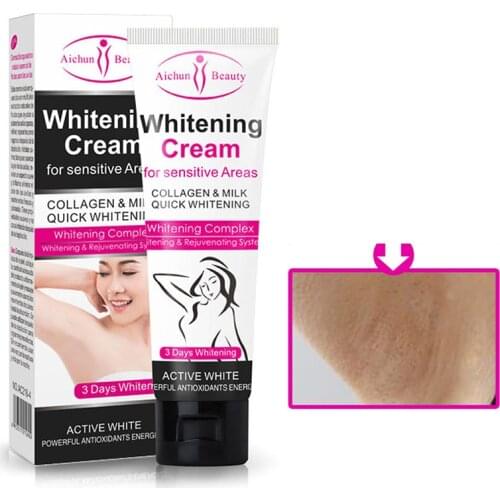 7-Day Armpit Whitening Cream Skin Lightening Bleaching Cream Underarm Dark Skin Whitening Intimate Body Lotion