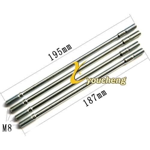8mm Cylinder Head Bolt Set M8 Chinese GY6 125cc 150cc Scooter Moped ATV Go-Kart 152QMI 157QMJ Engine Fix Parts LS-GY6125QGST