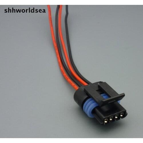 Shhworldsea 4 PIN Car Waterproof plug Distributor Module Idle Air Control IAC Valve Repair Connector Camaro Firebird TPI TBI LT1