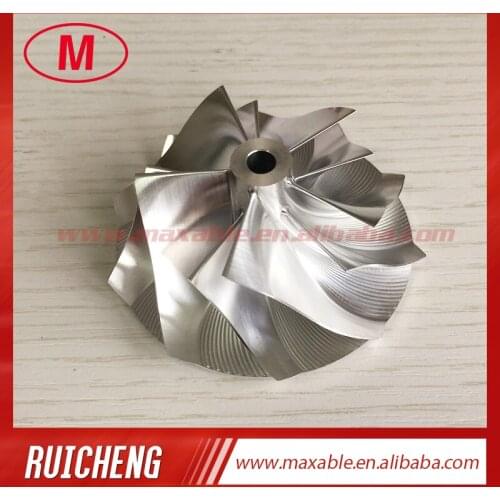 CT26 50.00/68.00mm 5+5 Blades high performance turbo billet/aluminum 2618/milling compressor wheel for T-OYOTA