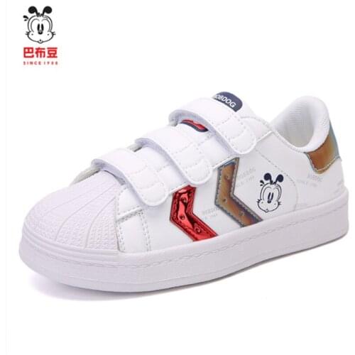 New Childrens Leather Sneakers Boys Girls Fashion Casual Lightweight Breathable Soft Sport Running Childrens Shoes