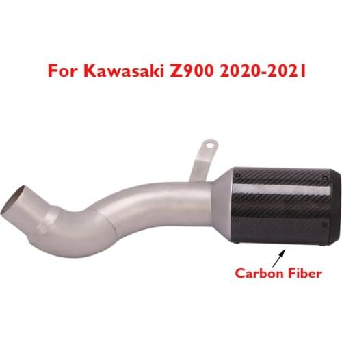 Motorcycle Exhaust System Pipe Muffler Escape Tips Escape Silencer for Kawasaki Z900 2020 2021