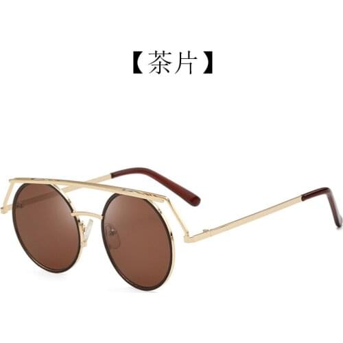 Round women personality round metal sunglasses new tide sunglasses vintage sunglasses mens accessories round sunglasses