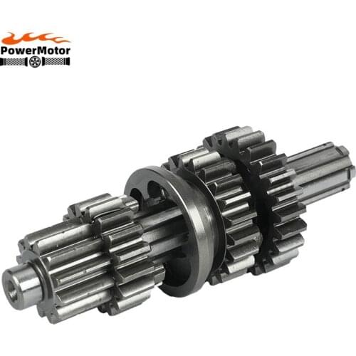 LF125 Main shaft Gear Kit for lifan 125 125cc 1P52FMI Horizontal Kick Starter Engines Dirt Pit Bikes Parts Engine Parts