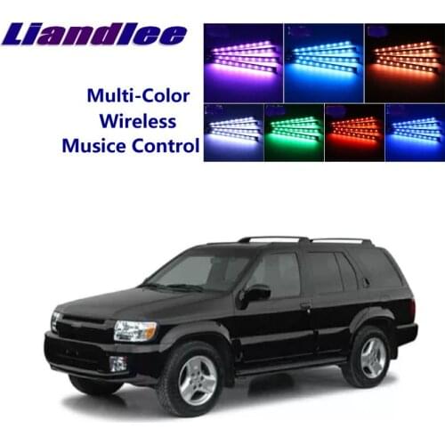 Liandlee Car Neon Color-Changing Light of Atmibient Inside Footwell Light For Infiniti QX4 1996-2002