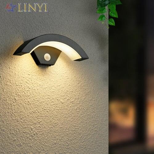 Hot Selling Aluminum 18W Outdoor Waterproof Wall Lamp LED Wall Light Indoor Wall Sconce Outside Porch Garden Lights Wall Lamps