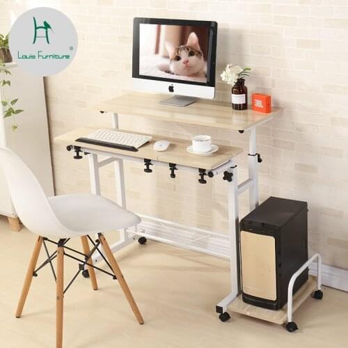Louis Fashion Computer Desks Simple Home Lazy Person Mobile Lifting Office