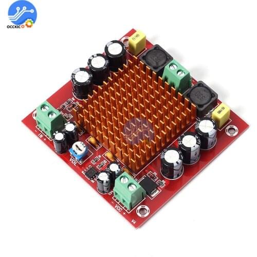 DC 12V 24V Mono Amplifier Module XH-M544 TPA3116DA 150W Digital High Power Audio Amplifier Board Subwoofer for Arduino DIY Kits