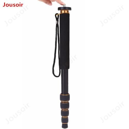 QZSD Q115 Portable Aluminum Alloy Monopod Photography 160cm Camera Monopod Tripod 5 section leg with 3/8 Screw CD15