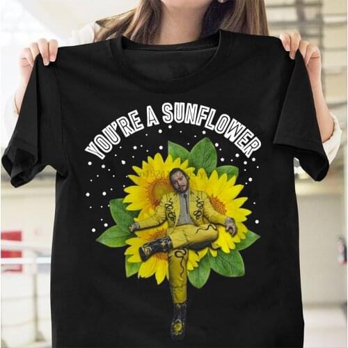 Post Malone Youre A Sunflower T-shirt Post Malone Rapper Fans Gift
