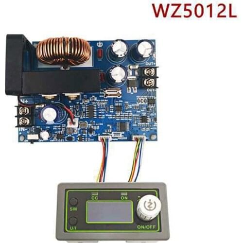 50V 12A 600W Programmable CNC Step-down Power Supply Module Constant Voltage LCD Digital Screen Display DIY Power Module