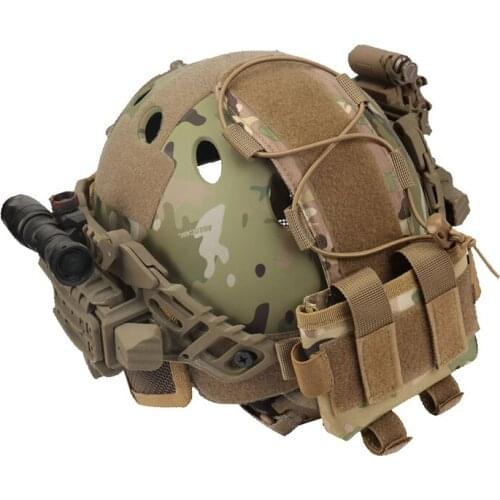 Tactical Helmet MK2 Battery Pouch Military Helmet Cover Battery Pouch Hunting Camo Combat Case