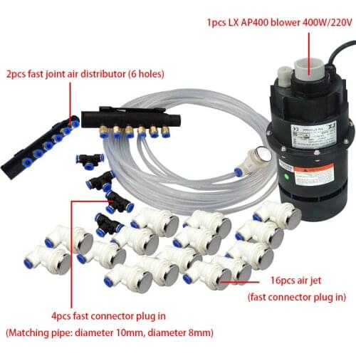 Bath tub bubbl system, air blower and jet manifold ,hose for spa hot tub and whirpool
