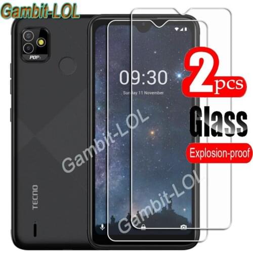 For Tecno POP 5 Tempered Glass Protective ON POP5 BD2 6.1Inch Screen Protector Smart Phone Cover Film