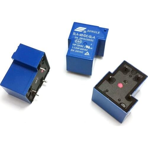 4 Pin 48V 30A sealed relay Songle brand large current relay