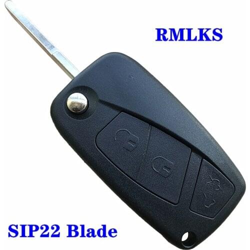 3 Buttons Replacement Flip Folding Remote Car Key Shell Case Cover SIP22 Blade For FIAT Punto Ducato Stilo Panda Key